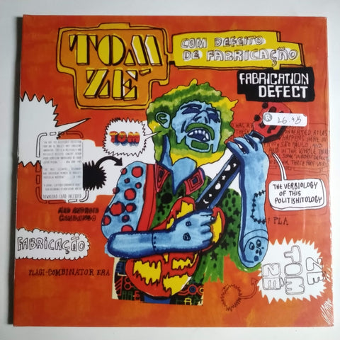 Tom Zé – Fabrication Defect 12" LP Vinyl Record 680899003315