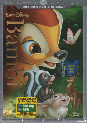 Bambi Diamond Edition 2 Disc Combo DVD + Blu-Ray