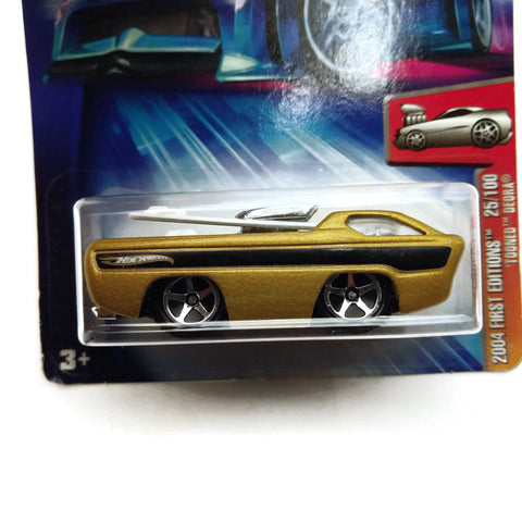 Hot Wheels 2004 First Editions, Tooned Deora #025 25/100, Yellow, NEW
