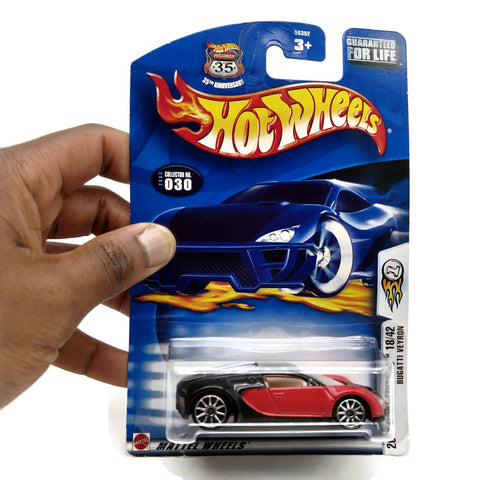 Hot Wheels 2003 1st Editions 18/42 Bugatti Veyron #030 Black/ Red Collectible