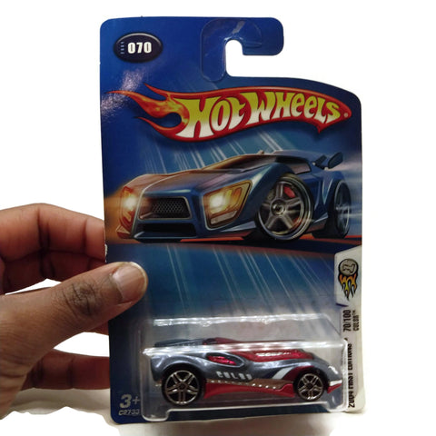 Hot Wheels 2004 First Editions 70/100 Cul8R #070, Red and Gray, NEW