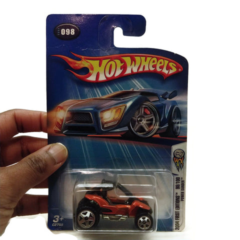 Hot Wheels 2004 First Editions 98/100 Power Sander #098, Red, NEW