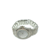 Unisex Silver Bracelet Jewelry Watch Wristwatch