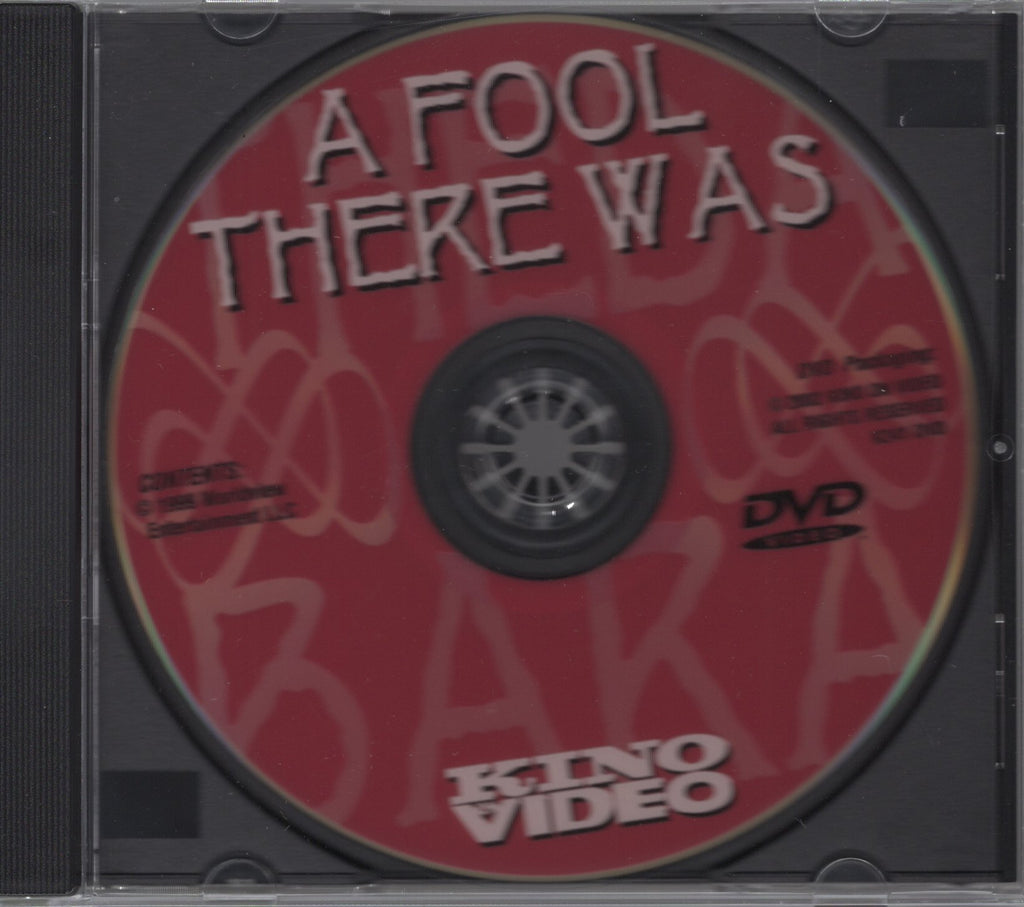 A Fool There Was DVD