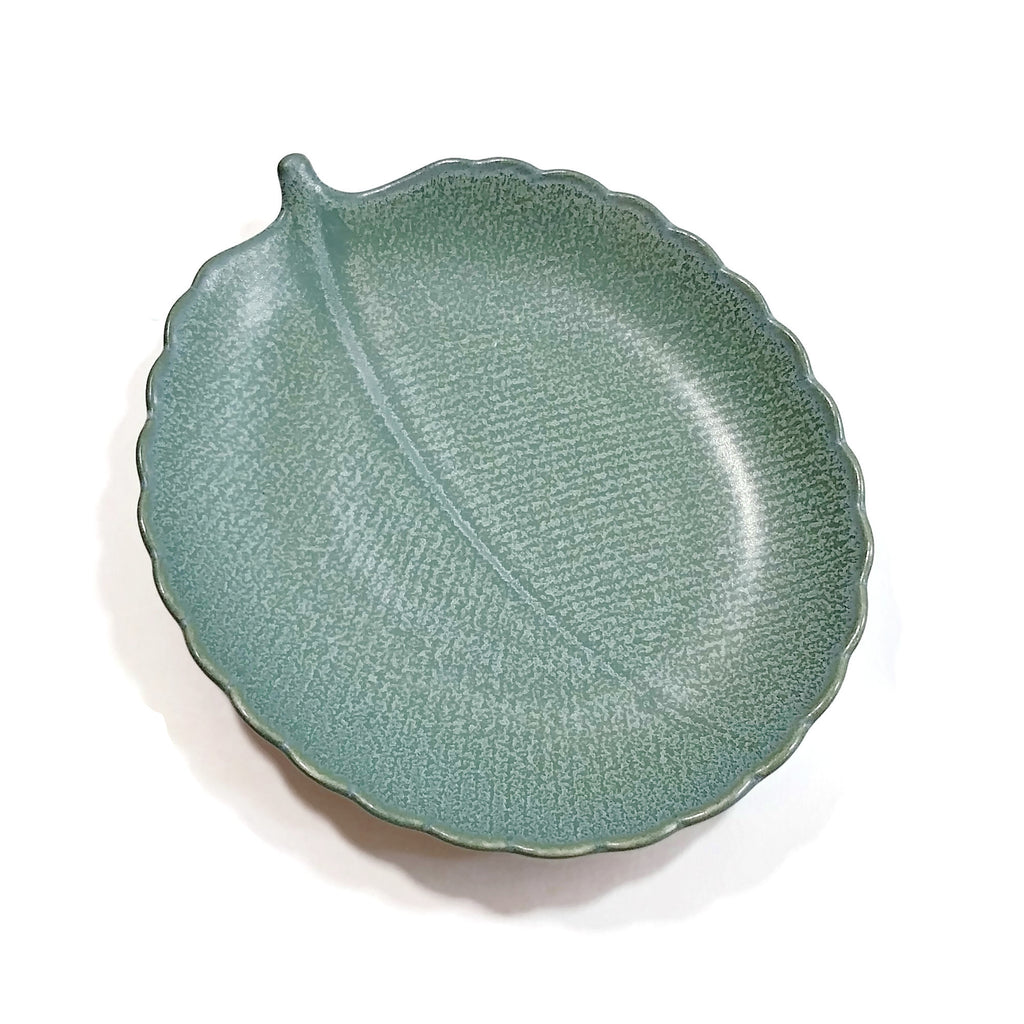 Kotobuki Ceramic Green Tray Dip Dish Bowl NEW