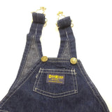 OshKosh B'gosh Toddler Unisex Girls/Boys Strap Overall Short Blue Jeans 12 Month