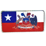 Coat Of Arms Of Chile Por La Razón O La Fuerza "By reason or force" Plastic Home