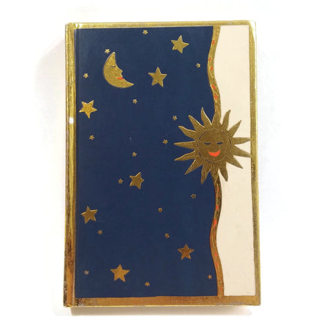 ABC Personal Phone and Address Book Moon Stars & Sun