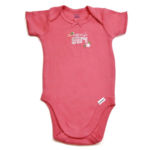Gerber Baby Girls 0-3 Months OutFit Bodysuit Short One Piece Pink