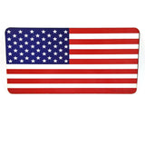 USA American Flag Plastic Sign Home Office Wall Deco Vintage Collectible