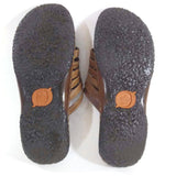 Women's Comfort Handmade Born Leather Sandals Thong Flip Flop Vintage Brown