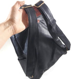 Black Backpack Casual Satchel Handbag Travel Hiking Purse Shoulder Unisex Bag