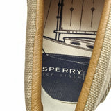 Men Boat Shoes Sperry Top Sider Casual Canvas Comfort Walking Sneakers Beige 10M