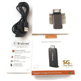 Wireless Display Receiver 5G+2.4G WiFi Display Dongle NEW
