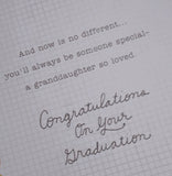 Graduation Greeting Card with envelop, to My Granddaughter -NEW