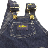 OshKosh B'gosh Toddler Unisex Girls/Boys Strap Overall Short Blue Jeans 12 Month