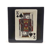 Drink Coaster Playing Cards Ace King Queen and Jack Spades Vintage