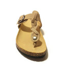 Women's Sandals Flat Thong Flip Flop Summer Shoes Beige Size 7