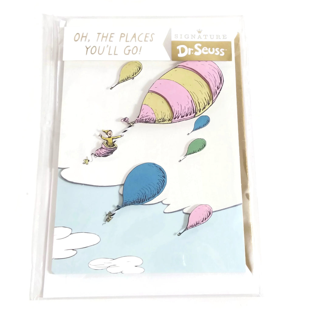 Congratulations Dr.Seuss Greeting Card, OH, The Places You'll Go !