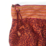 Gangotri Indian Handcrafted Maxi Long Skirt Orange/Bordeaux