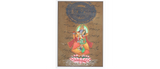 Radha Krishna on Lotus Hindu Godhead Deity Hinduism Art Painting Greeting Card