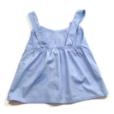 Baby Girl Summer Top Infant Girls Sleeveless Summer Dress Shirt Light Blue 4M