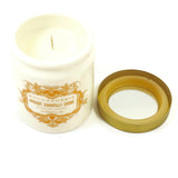 Apricot Chantilly Cream Scented Glass Jar Candle Boulangerie