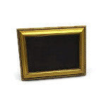 Picture Frame pic size 3.75" x 5.5” Rectangle Antique Table Top / Wall Mounting-