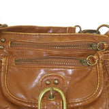 Women's Purse Bag Boho Crossbody Leather Tote Shoulder Pouch Tan Brown