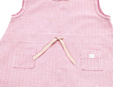 PETIT BATEAU Baby Girl 12 Months/74 CM Jumpsuit One Piece Pink & White