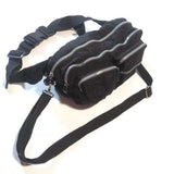 Waist Unisex Pouch Purse Shoulder Crossbody Bag Black