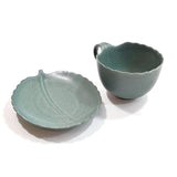 Kotobuki Ceramic Green Tray Dip Dish Bowl NEW