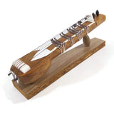India Handicraft Eastern Miniature Musical Instrument Wooden Sitar 6.5" Vintage