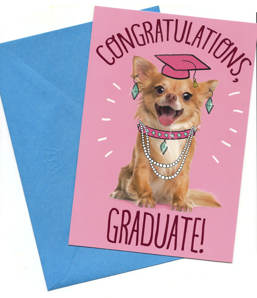 Congratulations Graduate Wishes Greeting Card Dogs Lovers