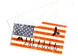 US America Flag FREEDOM Greeting Card