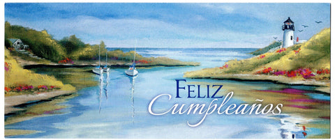 Feliz Cumpleaños Happy Birthday Art Greeting Card