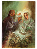 Birth of Jesus Merry Christmas Religious Christian Holiday Season Greeting Card