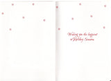 Vintage Christmas Holidays Seasons Wishes Greeting Card Marry Christmas