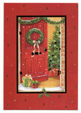 Vintage Christmas Holidays Seasons Wishes Greeting Card Marry Christmas