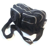 Waist Unisex Pouch Purse Shoulder Crossbody Bag Black