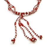 Collar de Shango/Shango Necklace Santeria Lucumi Yoruba Shamanic 39" Vintage
