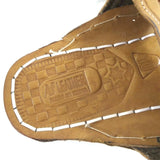 Women's Flip Flop Sandal Thong Flat Handmade Leather Summer Shoe Brown Tan 10