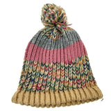 Winter Hat 100% Wool Knitted Handmade Unisex Warm Cap Skull Beanie Pastels Gift