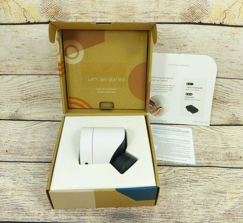 SimpliSafe Wireless Outdoor Security Camera - White